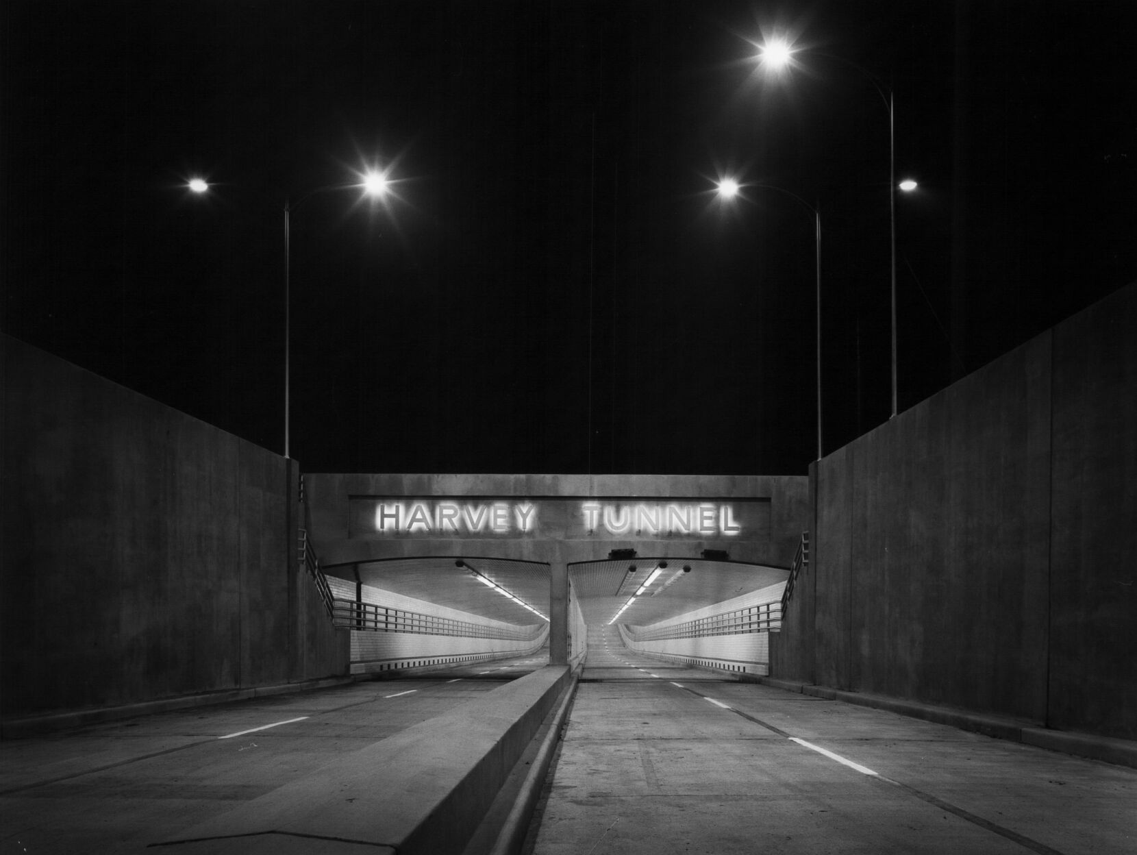 Harvey Tunnel in 1957